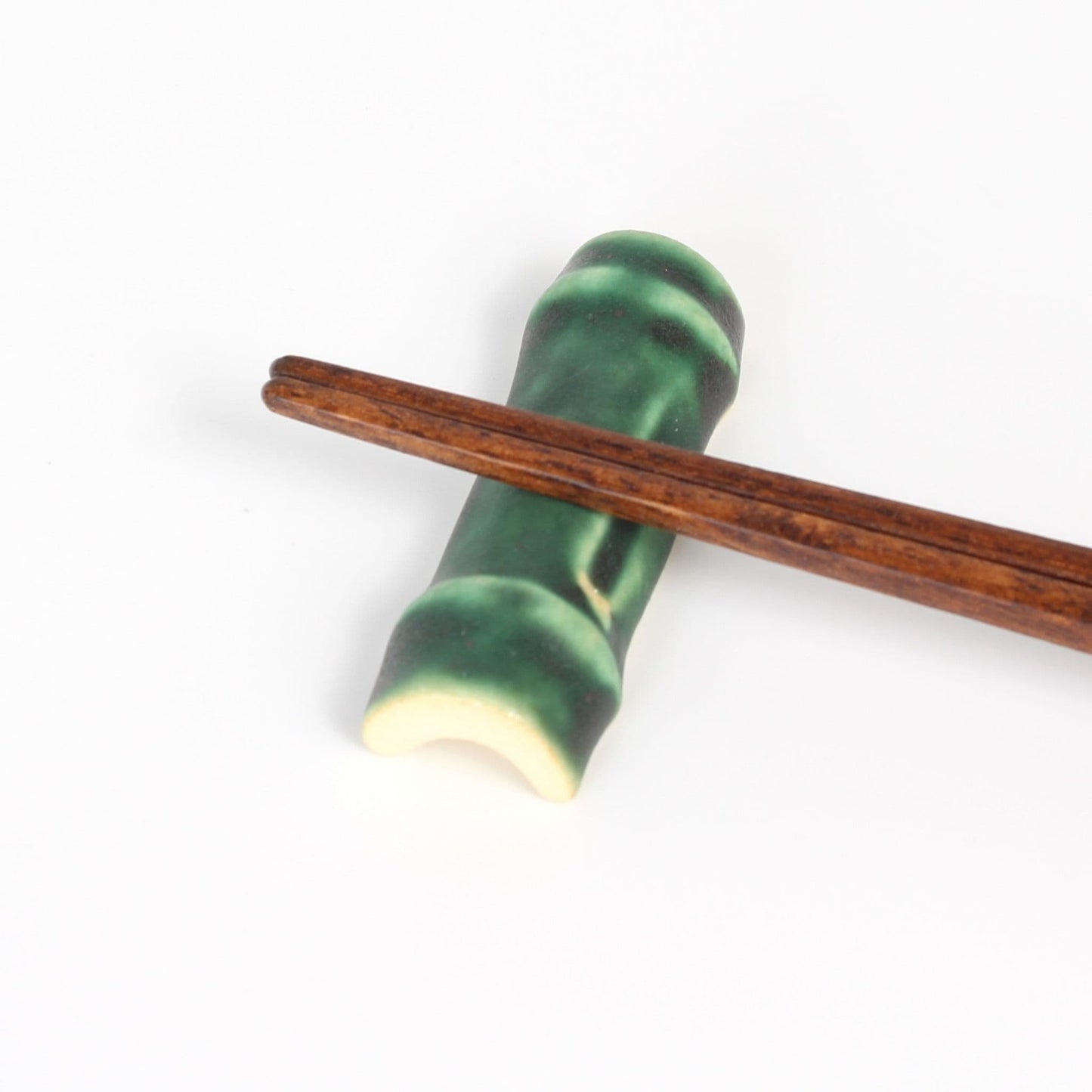 Chopstick Holder Split Bamboo | Japanese Ceramic Hashioki
