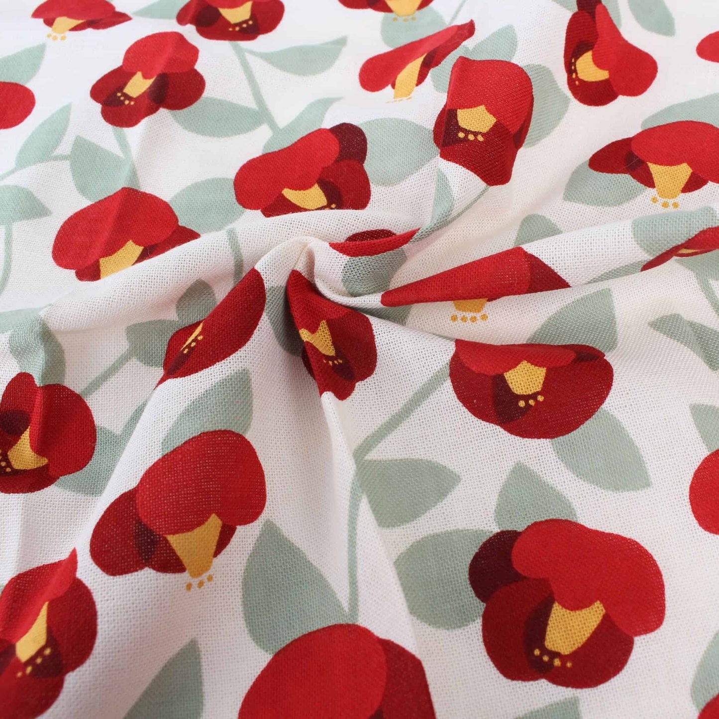 Tenugui Handkerchief | Camellia | Made in Japan