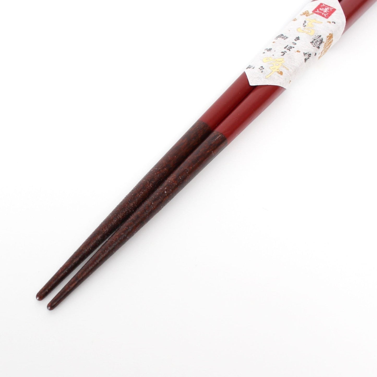 Urushi Lacquer Chopsticks - Meoto Crane Red