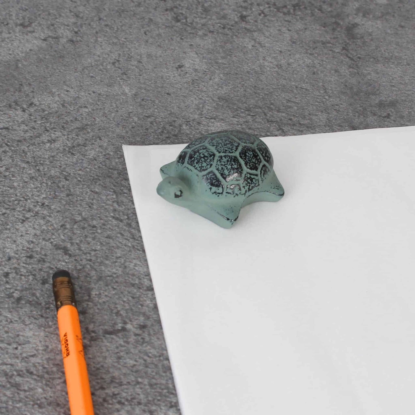 Japanese Cast Iron Paperweight - Turtle