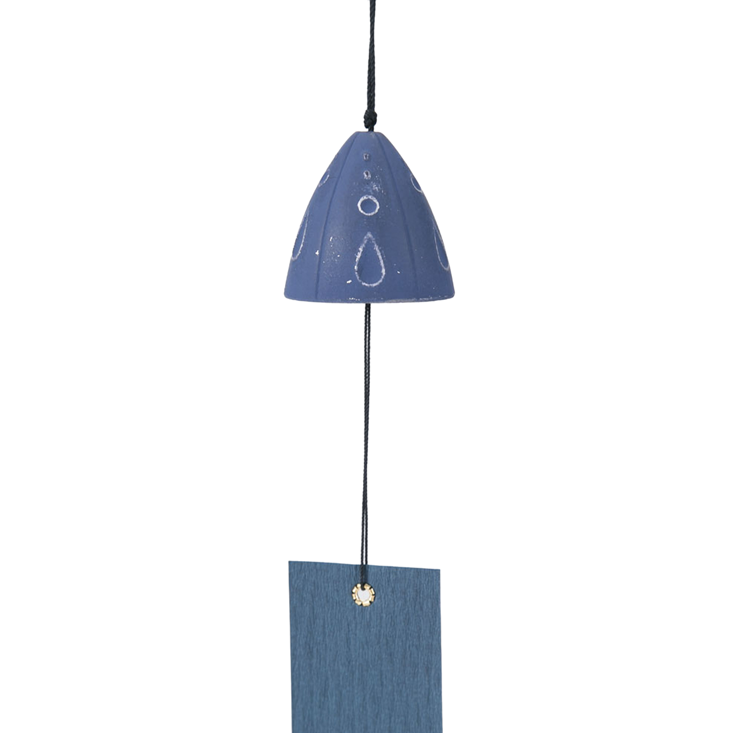 Cast Iron Wind Chime - Silver x Purple/Navy
