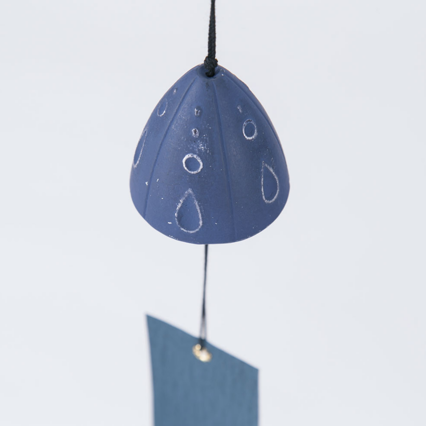 Cast Iron Wind Chime - Silver x Purple/Navy