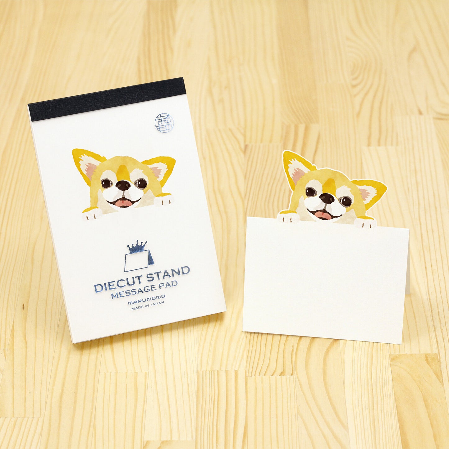 Japanese Die-Cut Pop-Up Memo Pad – Chihuahua | Kawaii Dog Desk Note Pad