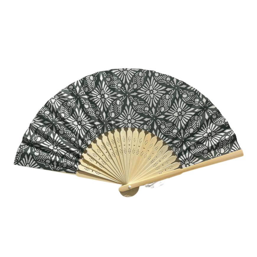 DIY Japanese Folding Fan (Sensu) Kit Blue