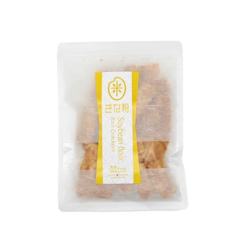 Japanese Rice Crackers - Senbei Kinako Soybean Flour 80g