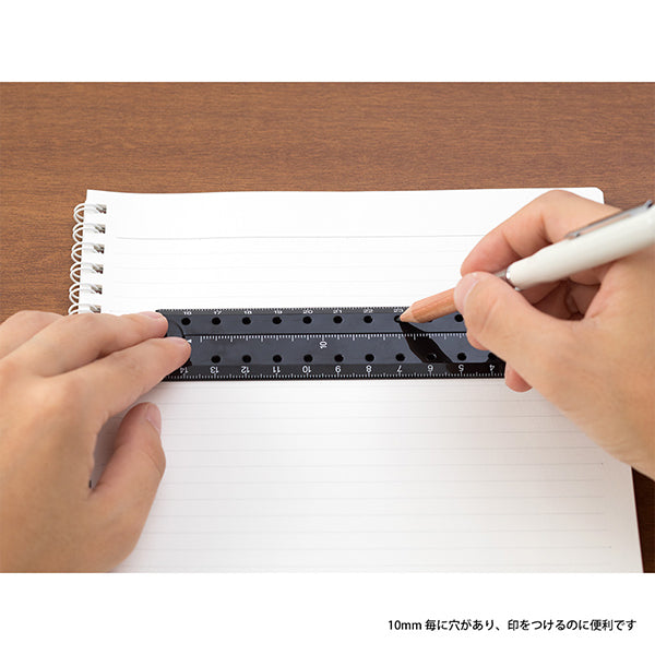 Midori Multi Ruler <30cm> Black