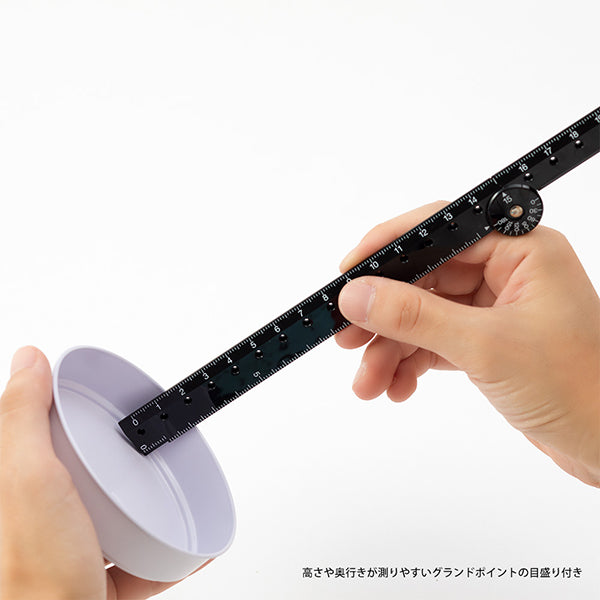 Midori Multi Ruler <30cm> Black