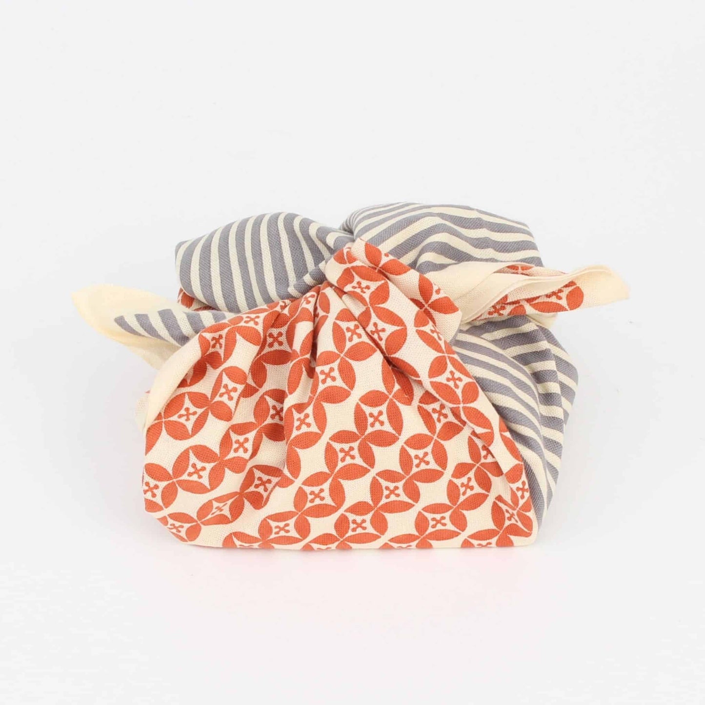 Tenugui Towel - Flowers and Stripes