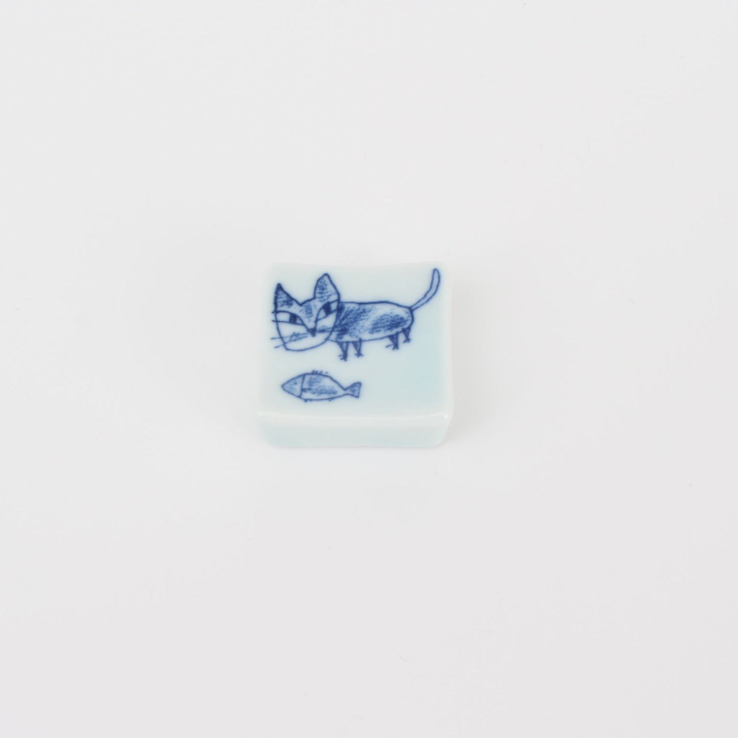 Chopstick Holder - Cat & Fish