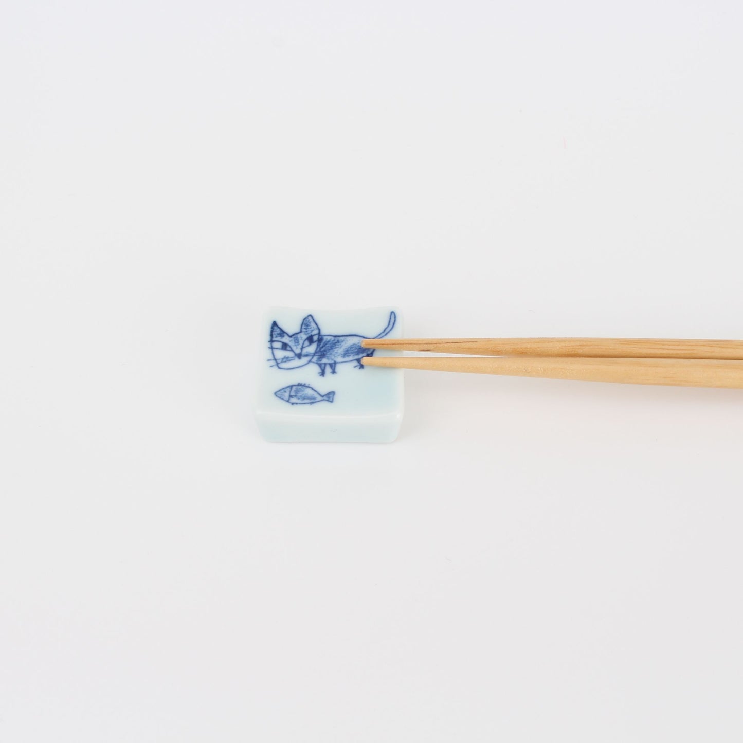 Chopstick Holder - Cat & Fish