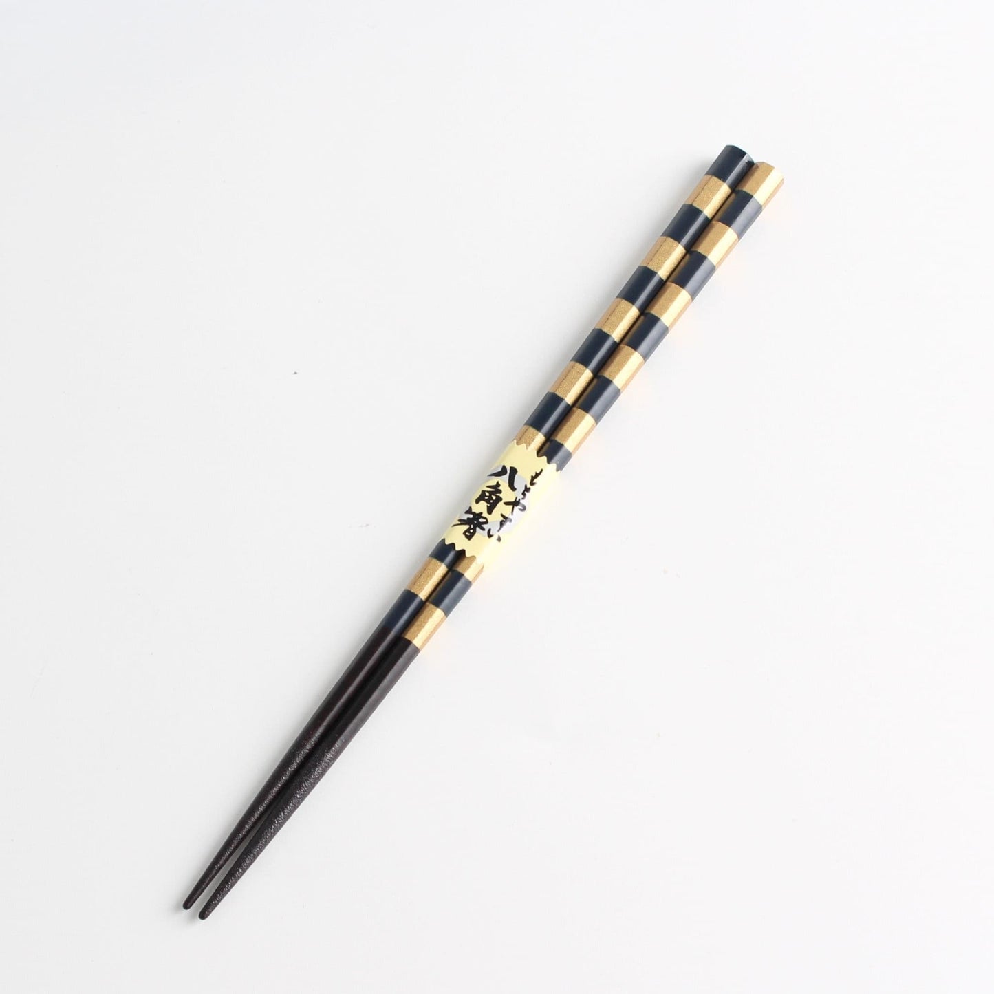 Chopsticks - Hachikaku Gold Checked Pattern
