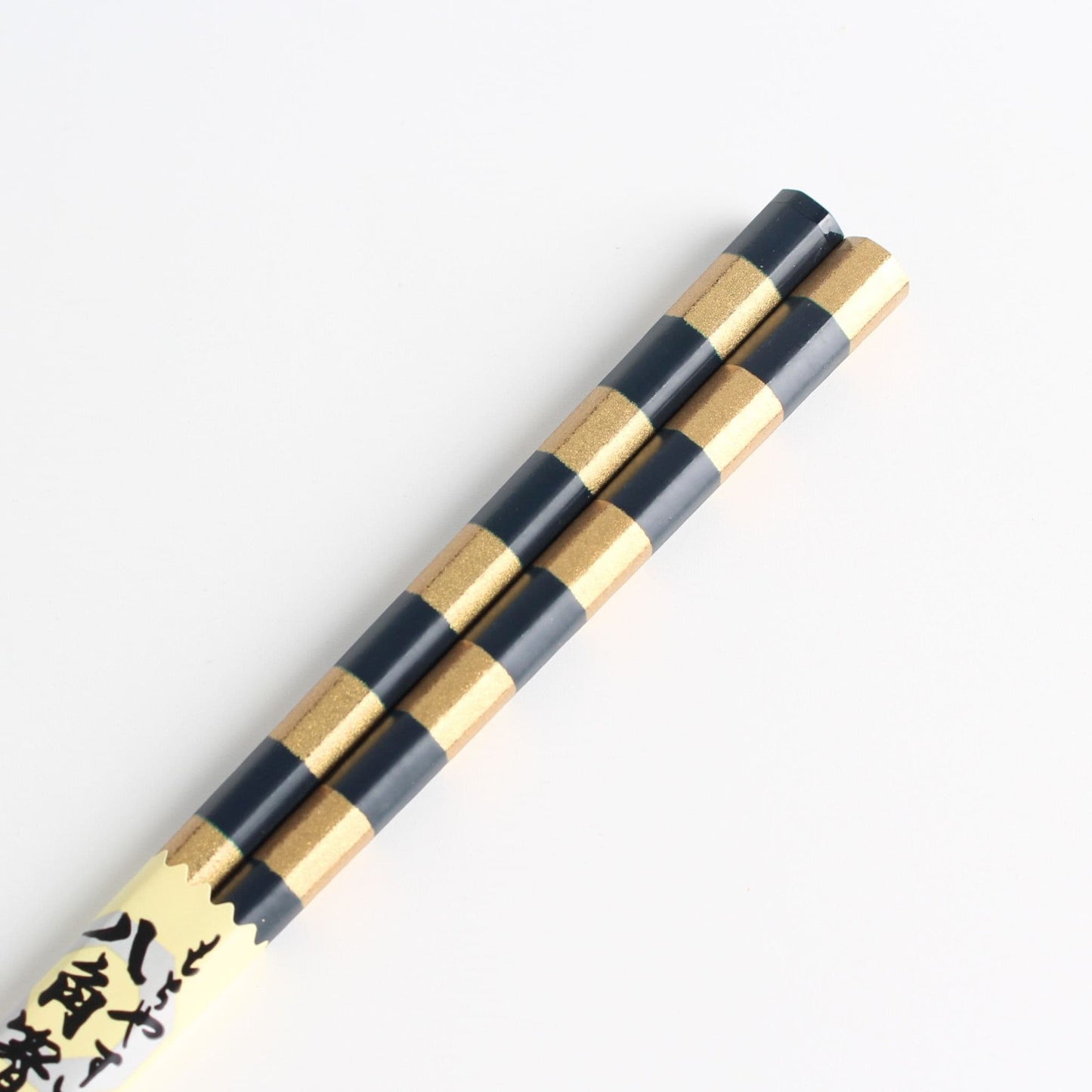 Chopsticks - Hachikaku Gold Checked Pattern