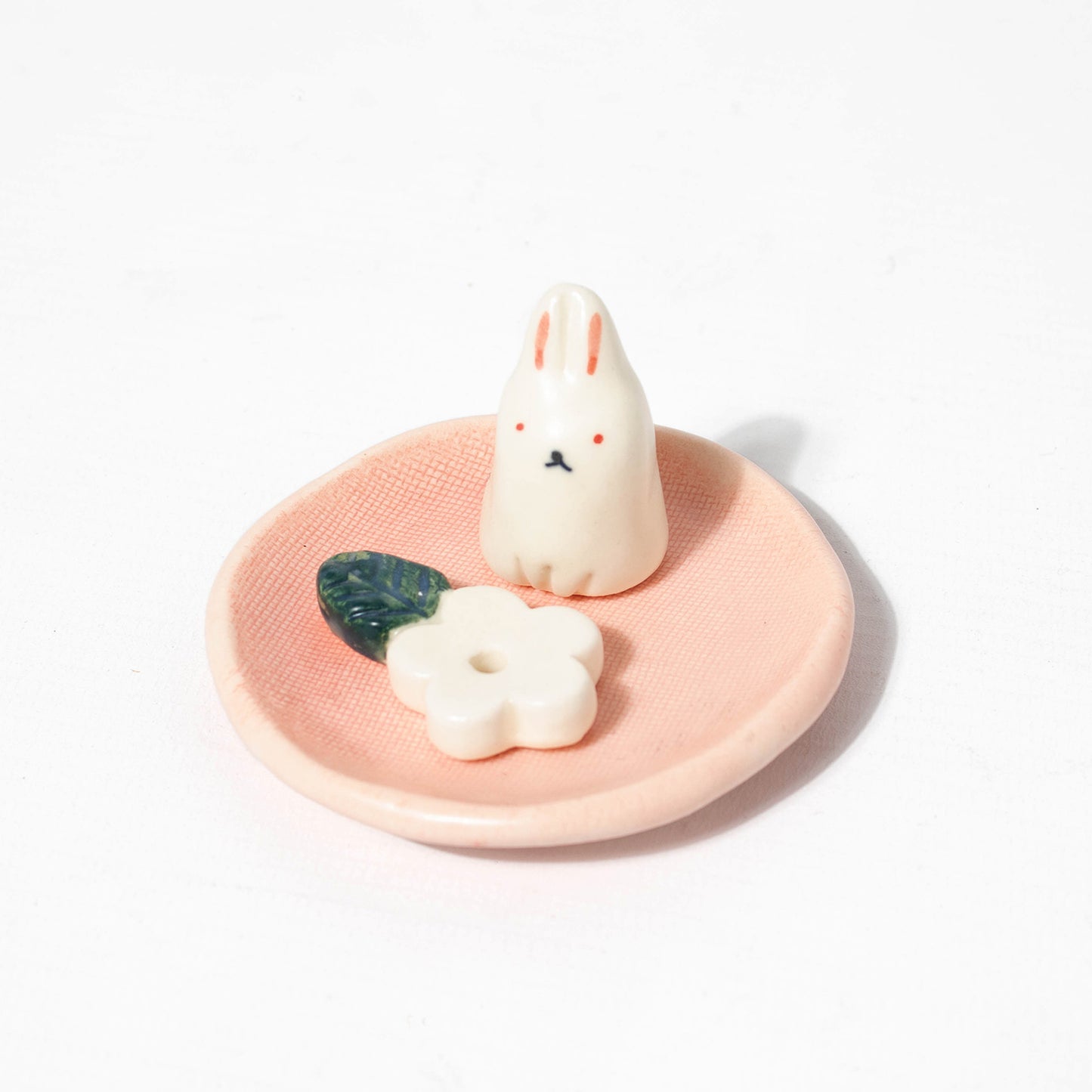 Incense Holder Flower with Rabbit