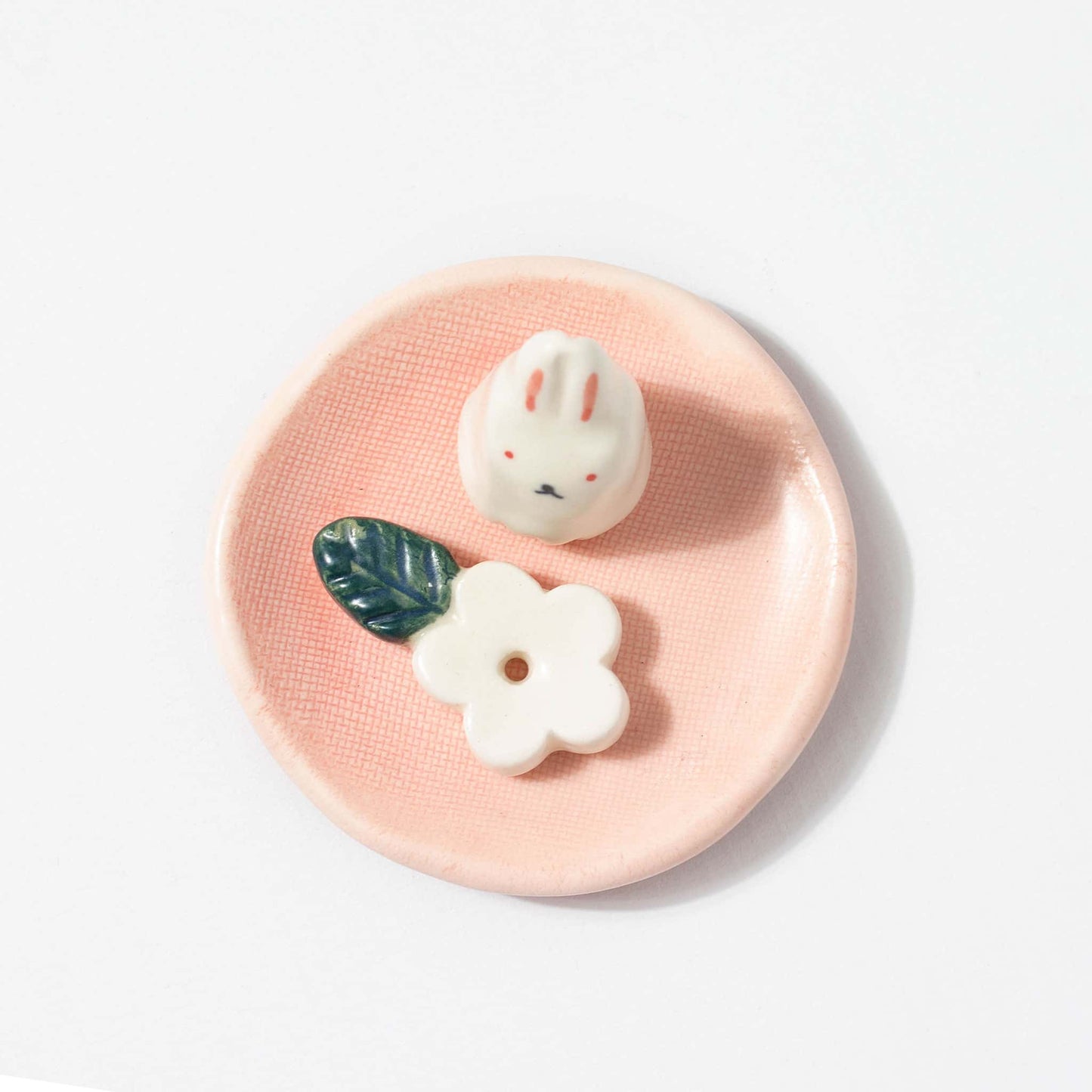Incense Holder Flower with Rabbit