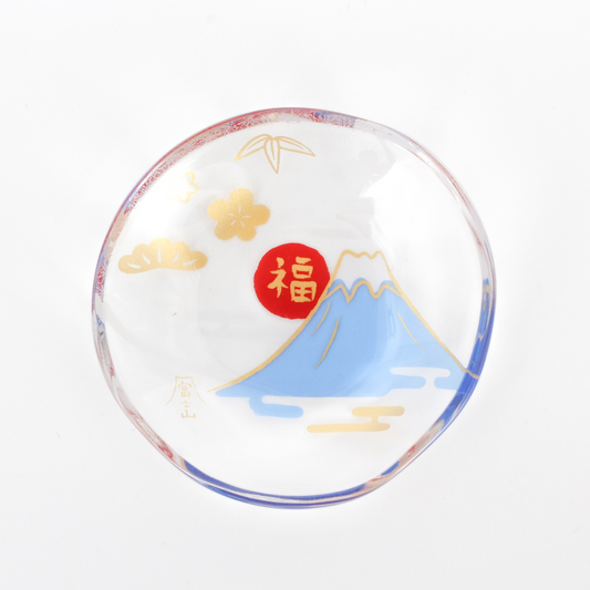 Glass Small Plate - Mt Fuji