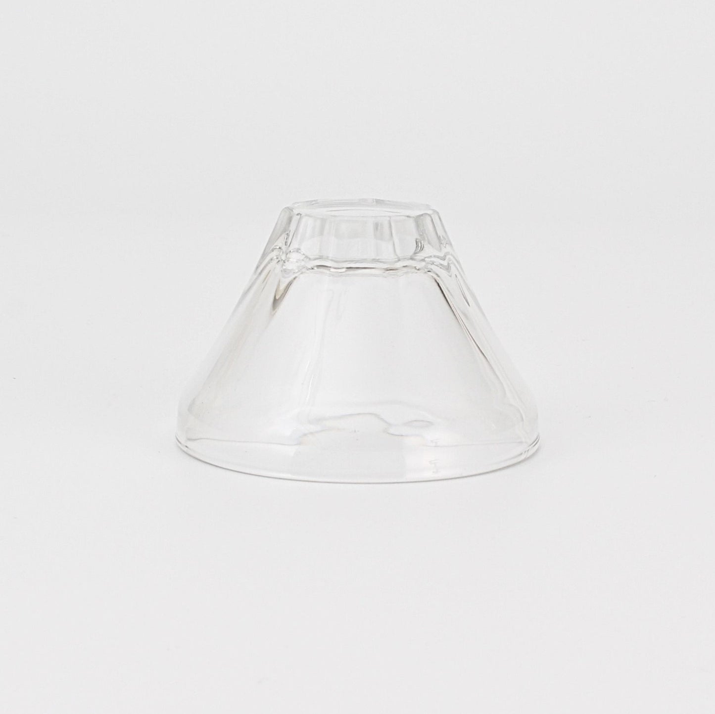 Mt Fuji Reflected Glass Sake Cup Clear