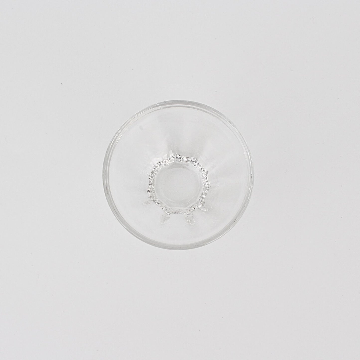 Mt Fuji Reflected Glass Sake Cup Clear