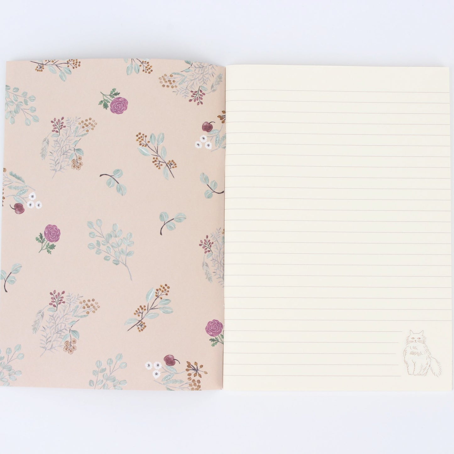 Notebook A5 - Cat Beige