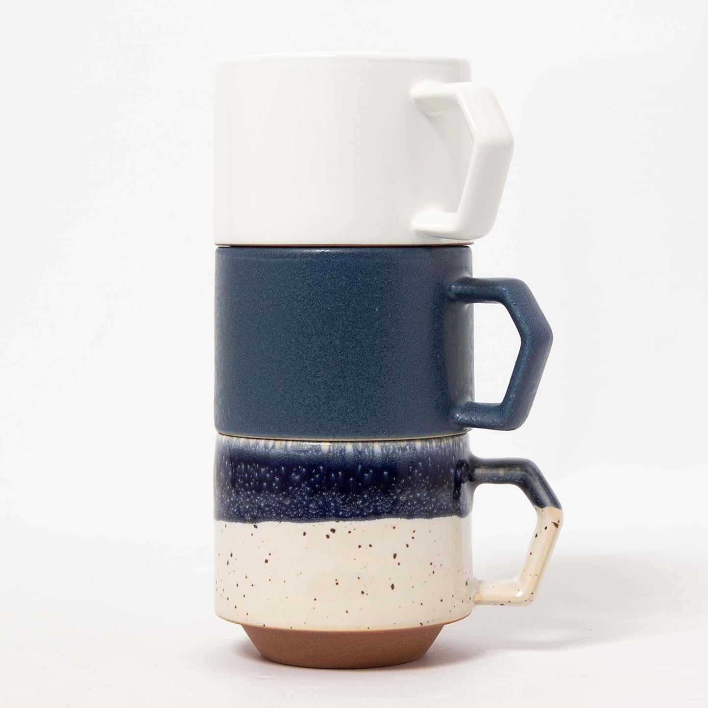 CHIPS Stack Mug - White Navy