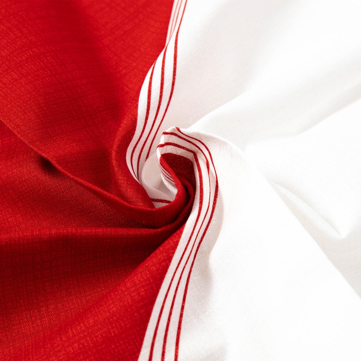 Medium Furoshiki - Hare Tsutsumi Diagonal Bicolor Red
