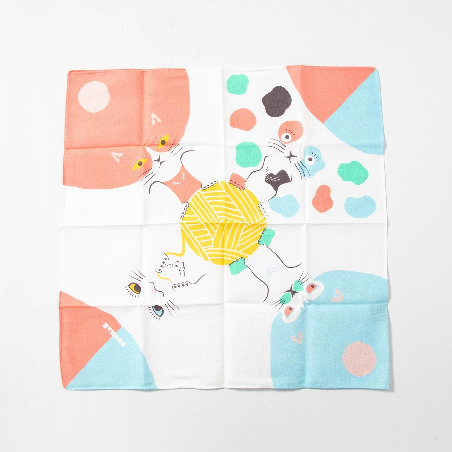 Fuku Cochae Small Furoshiki - Cat