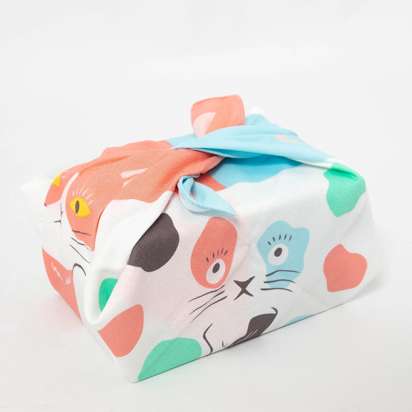 Fuku Cochae Small Furoshiki - Cat