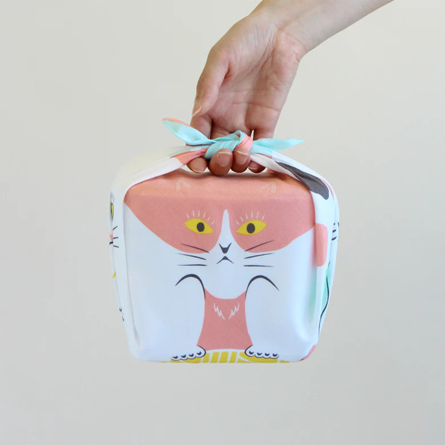 Fuku Cochae Small Furoshiki - Cat
