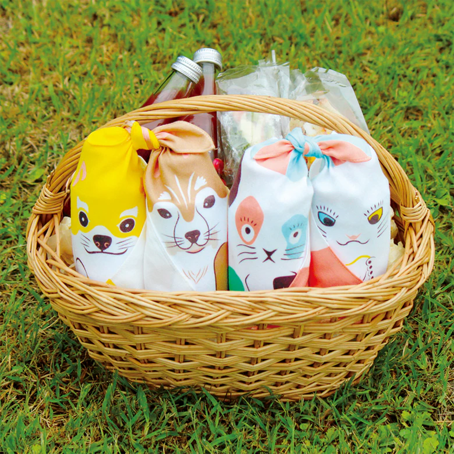 Fuku Cochae Small Furoshiki - Dog