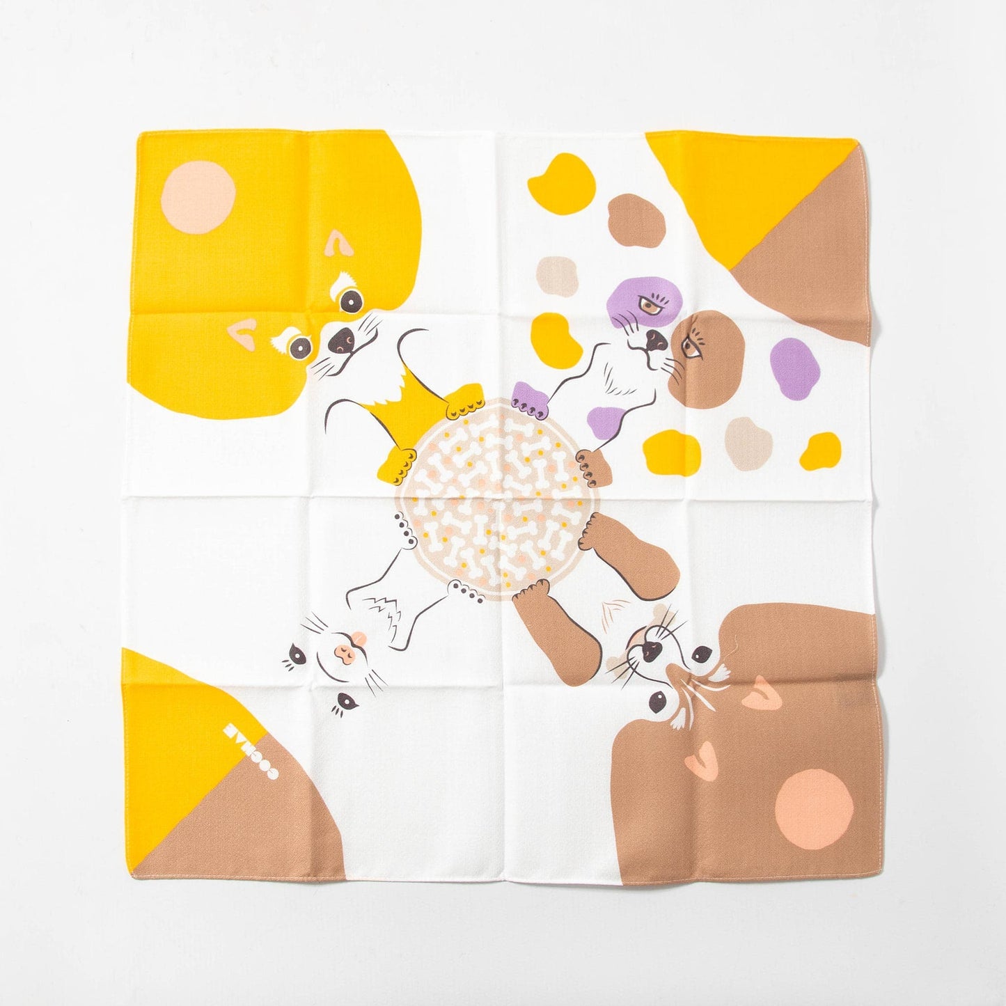 Fuku Cochae Small Furoshiki - Dog