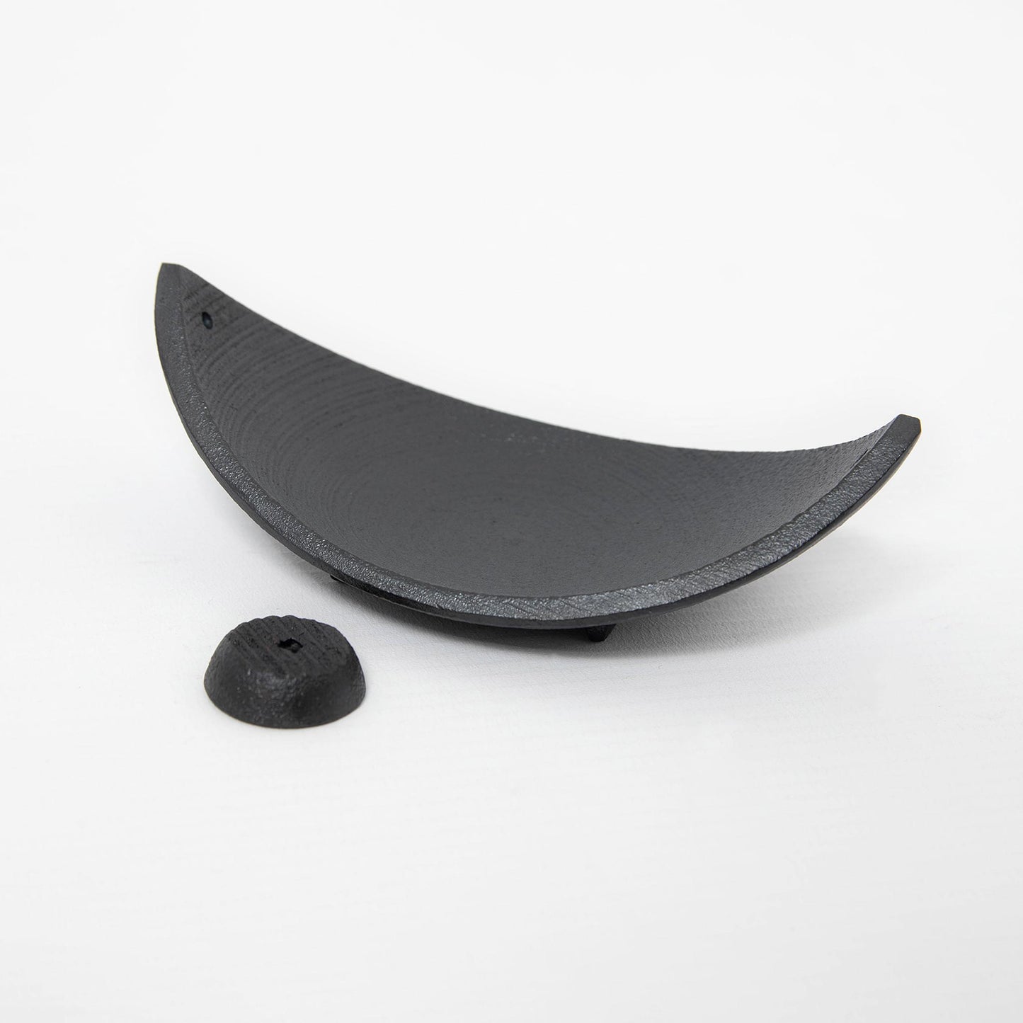 Cast Iron Incense Holder - Sasabune Bamboo Leaf Boat