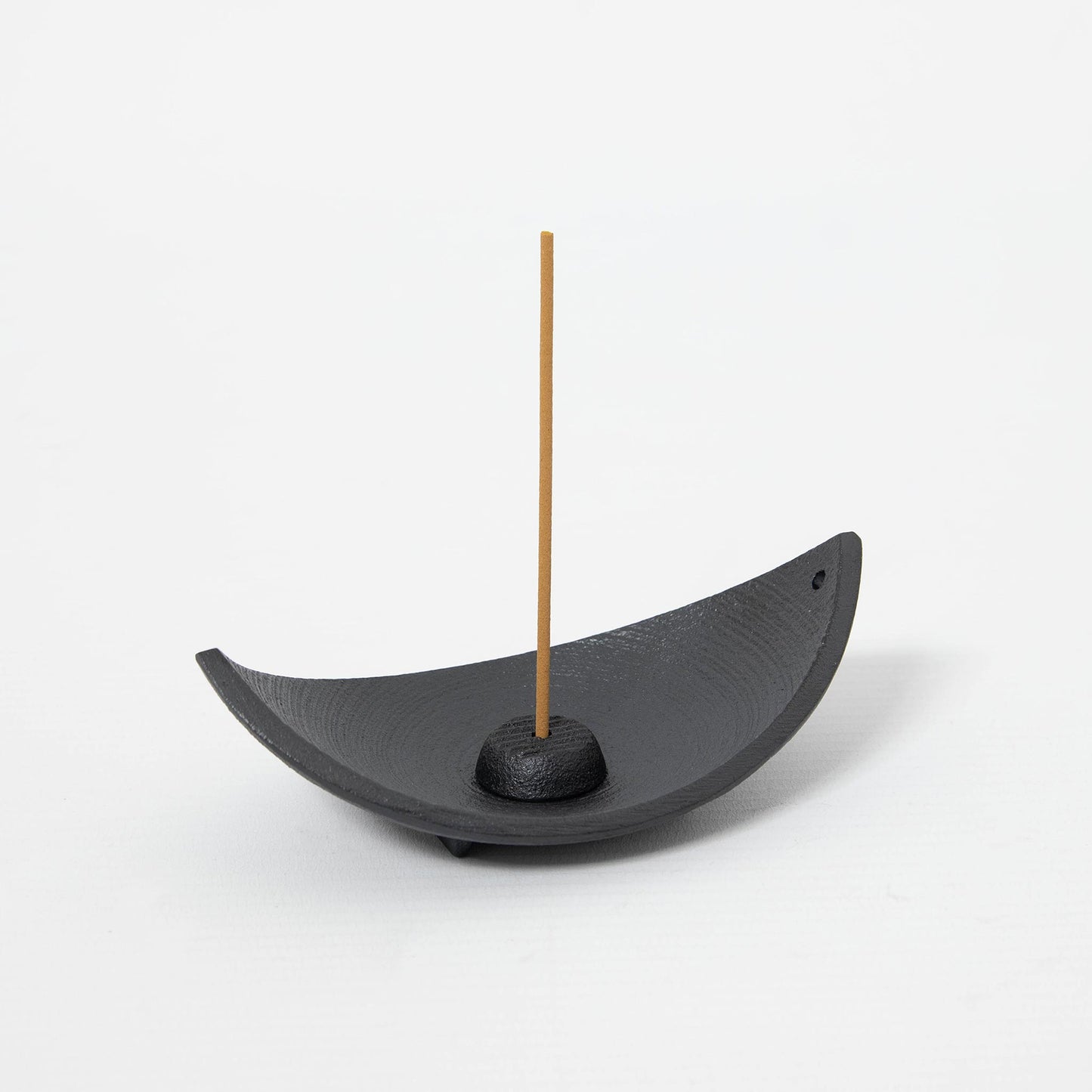 Cast Iron Incense Holder - Sasabune Bamboo Leaf Boat