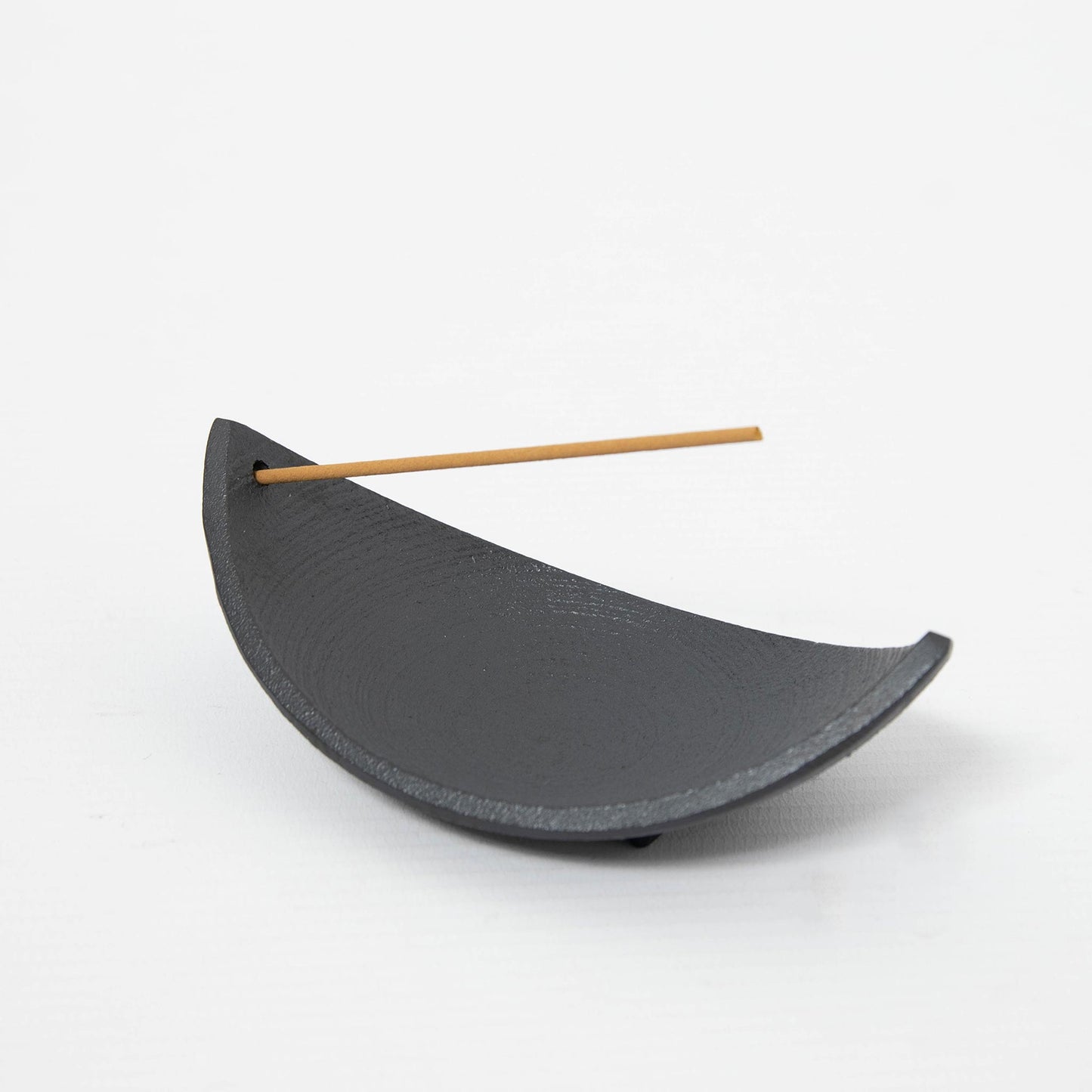 Cast Iron Incense Holder - Sasabune Bamboo Leaf Boat