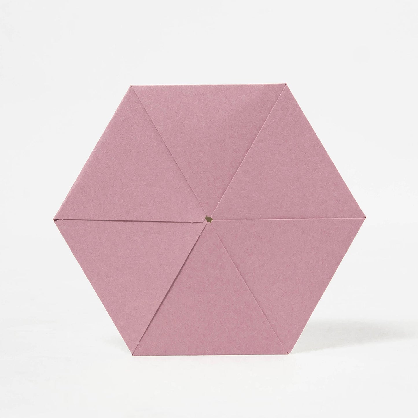 ROKKAKU Hexagonal Greeting Card - Tsubaki Camellia