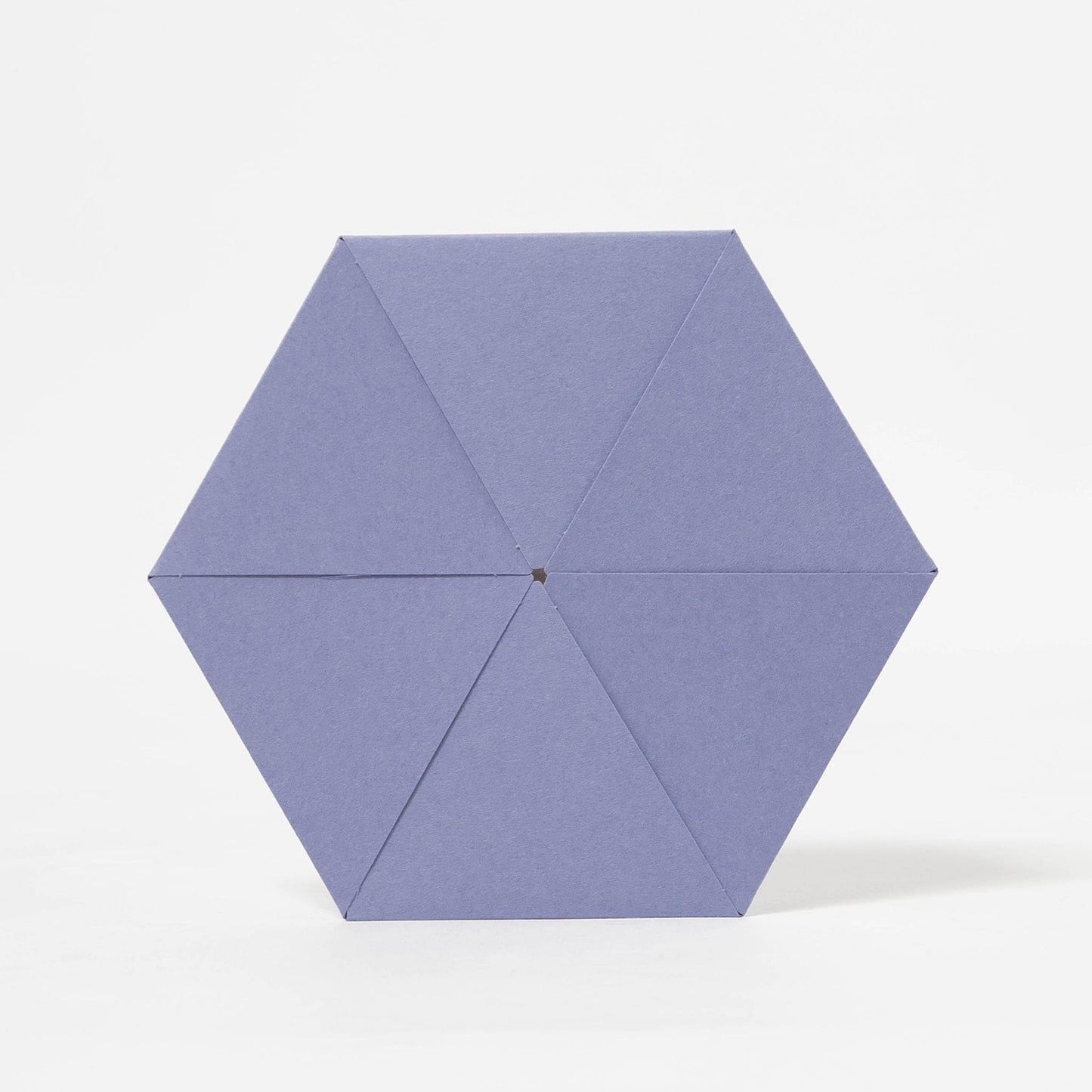 ROKKAKU Hexagonal Greeting Card - Fuji Wisteria