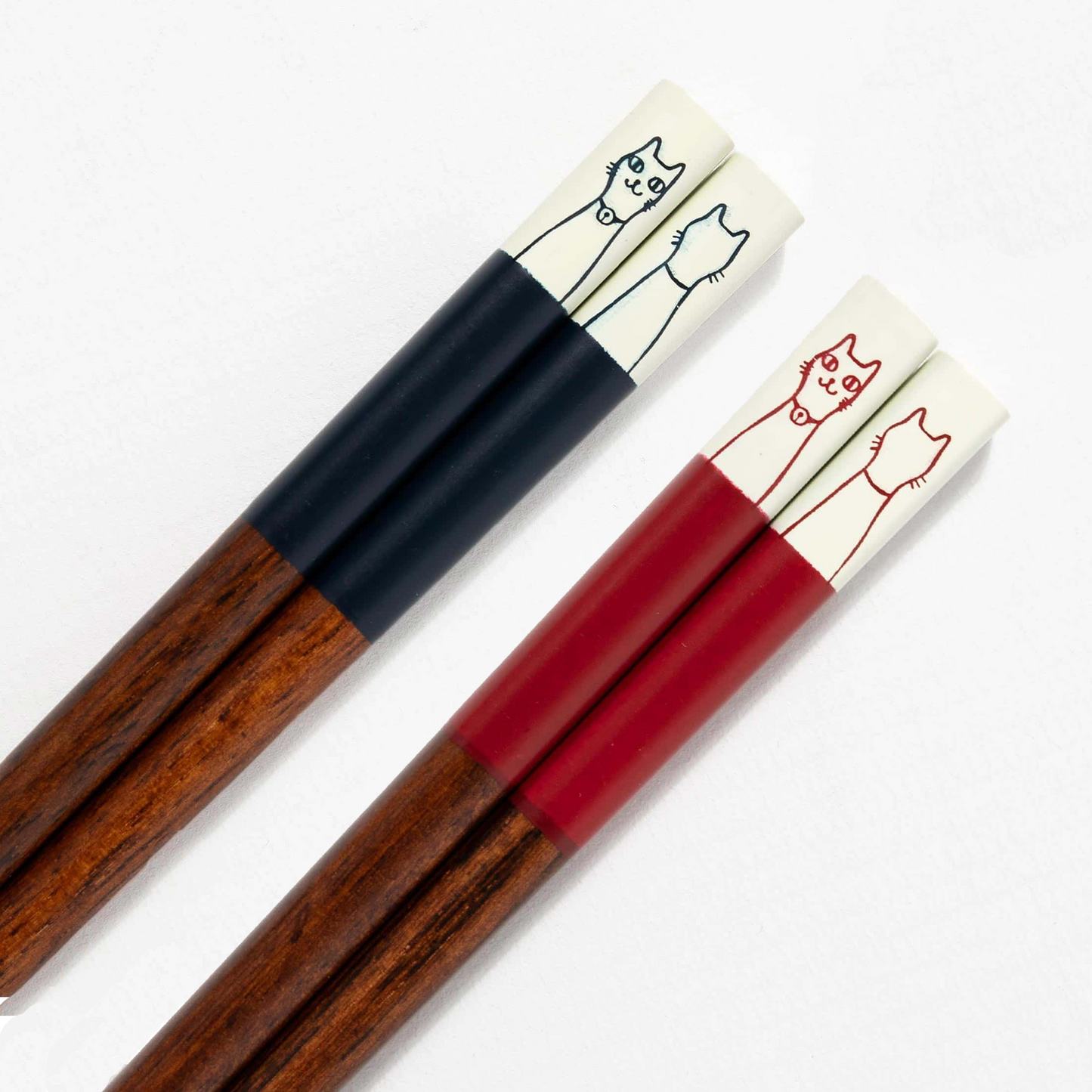 Chopsticks - Palulu Cat (Navy or Red)