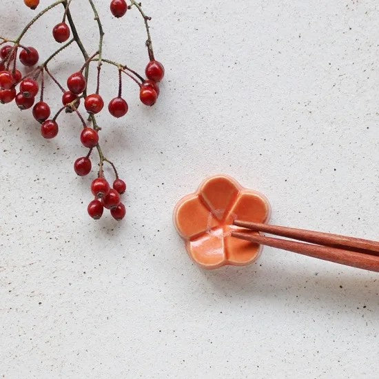 Chopstick Holder - Plum Blossom Carrot