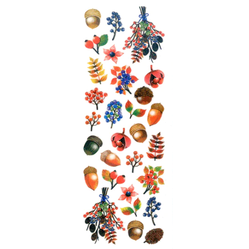 Sparkle Stickers - Acon and Autumn Leaves