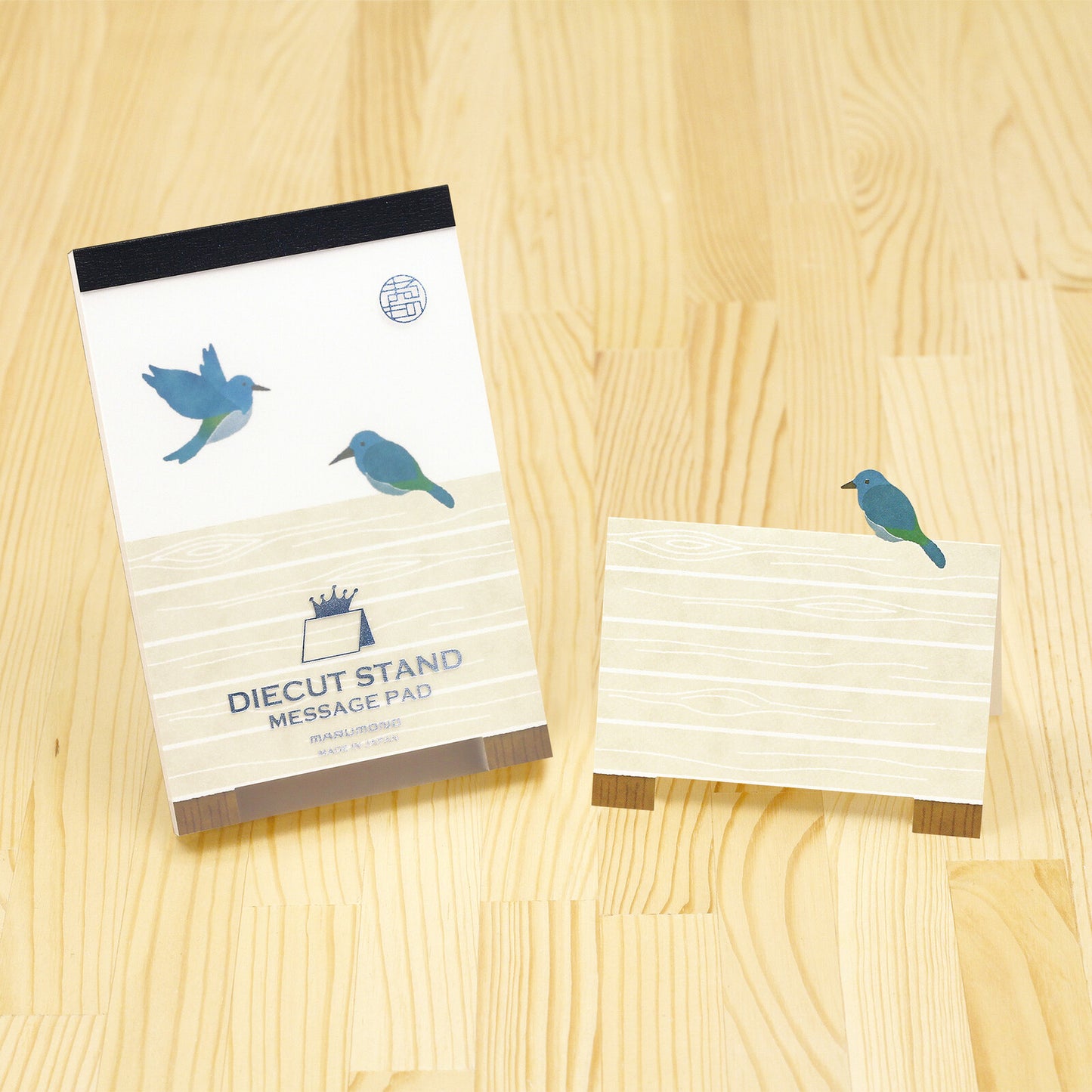Japanese Die-Cut Pop-Up Memo Pad – Little Bird | Cute Desk Stationery