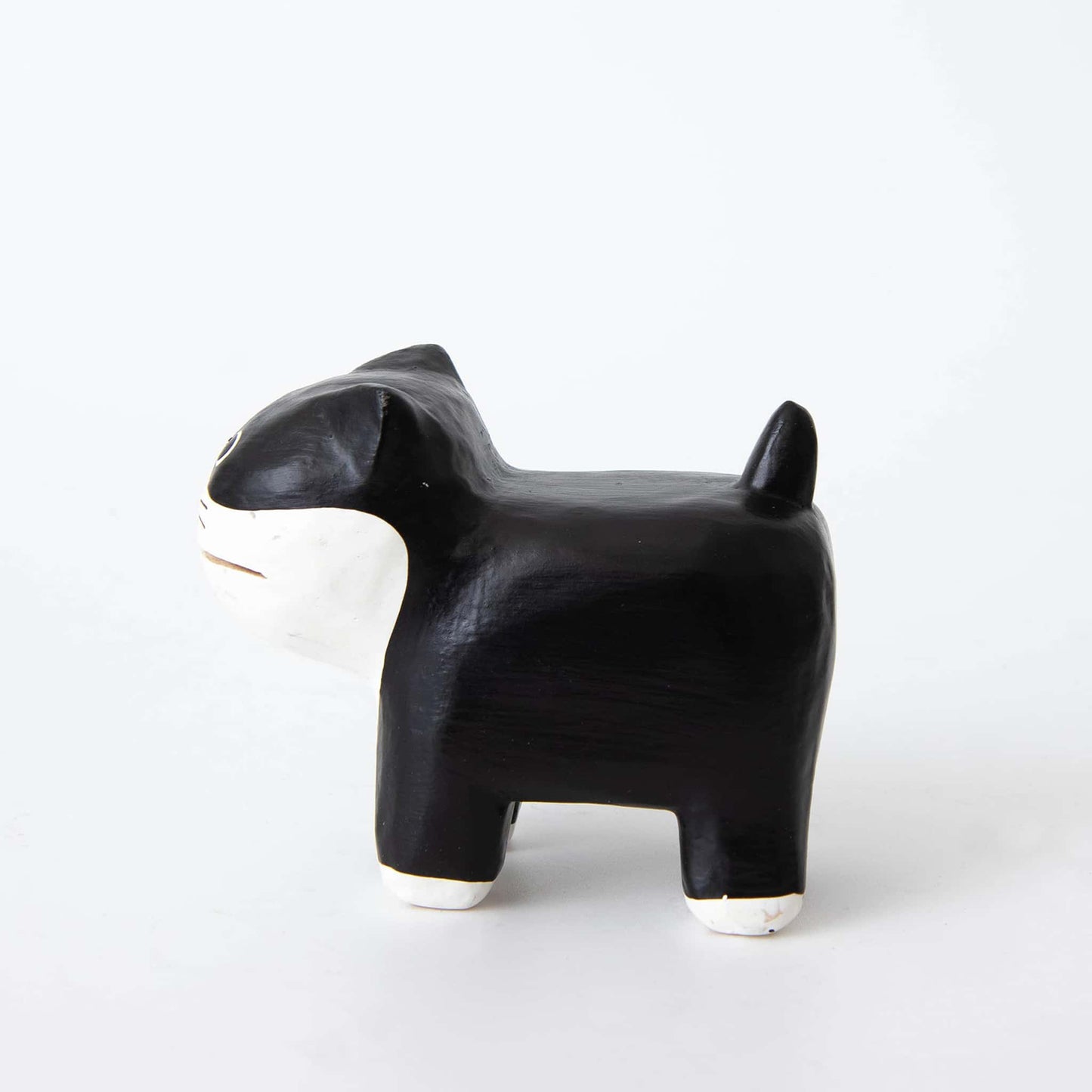 Wooden Animal Card Holder Black Cat