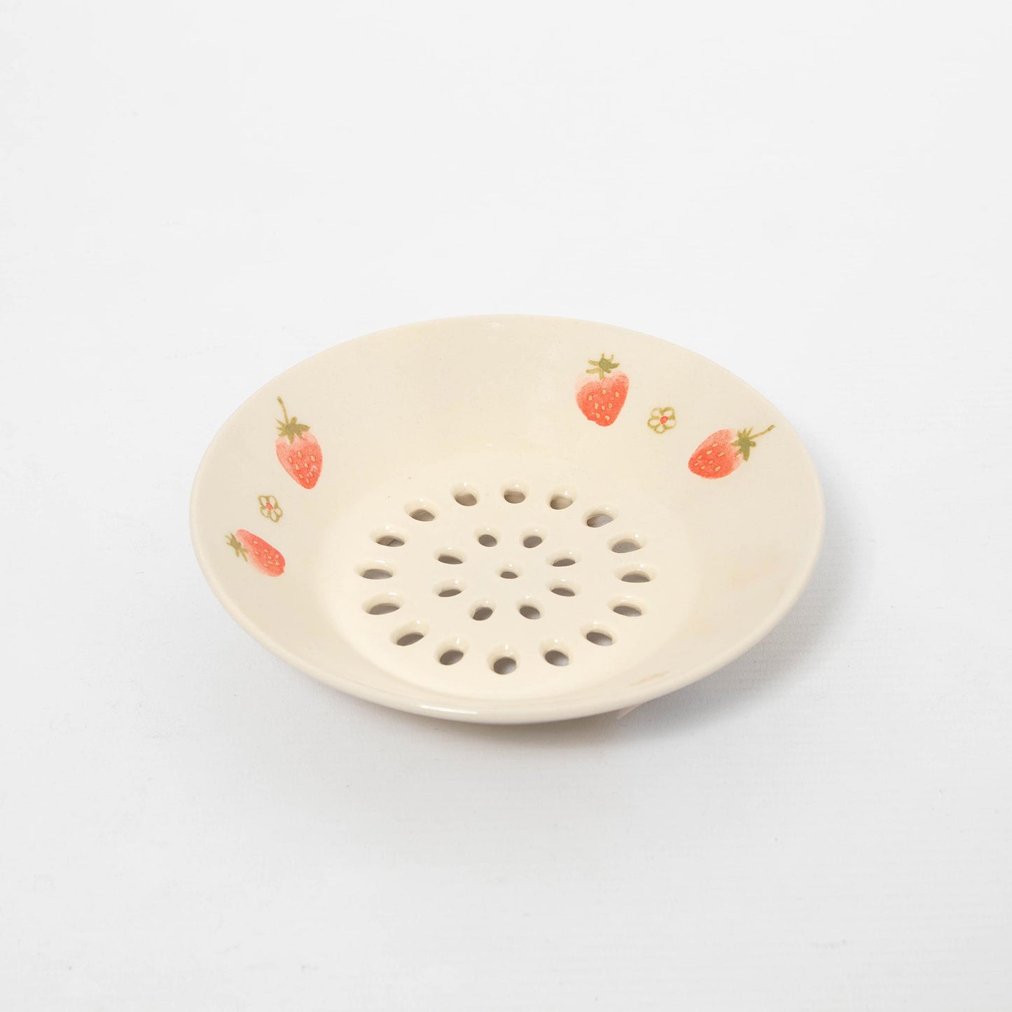 Colander with Plate - Strawberry