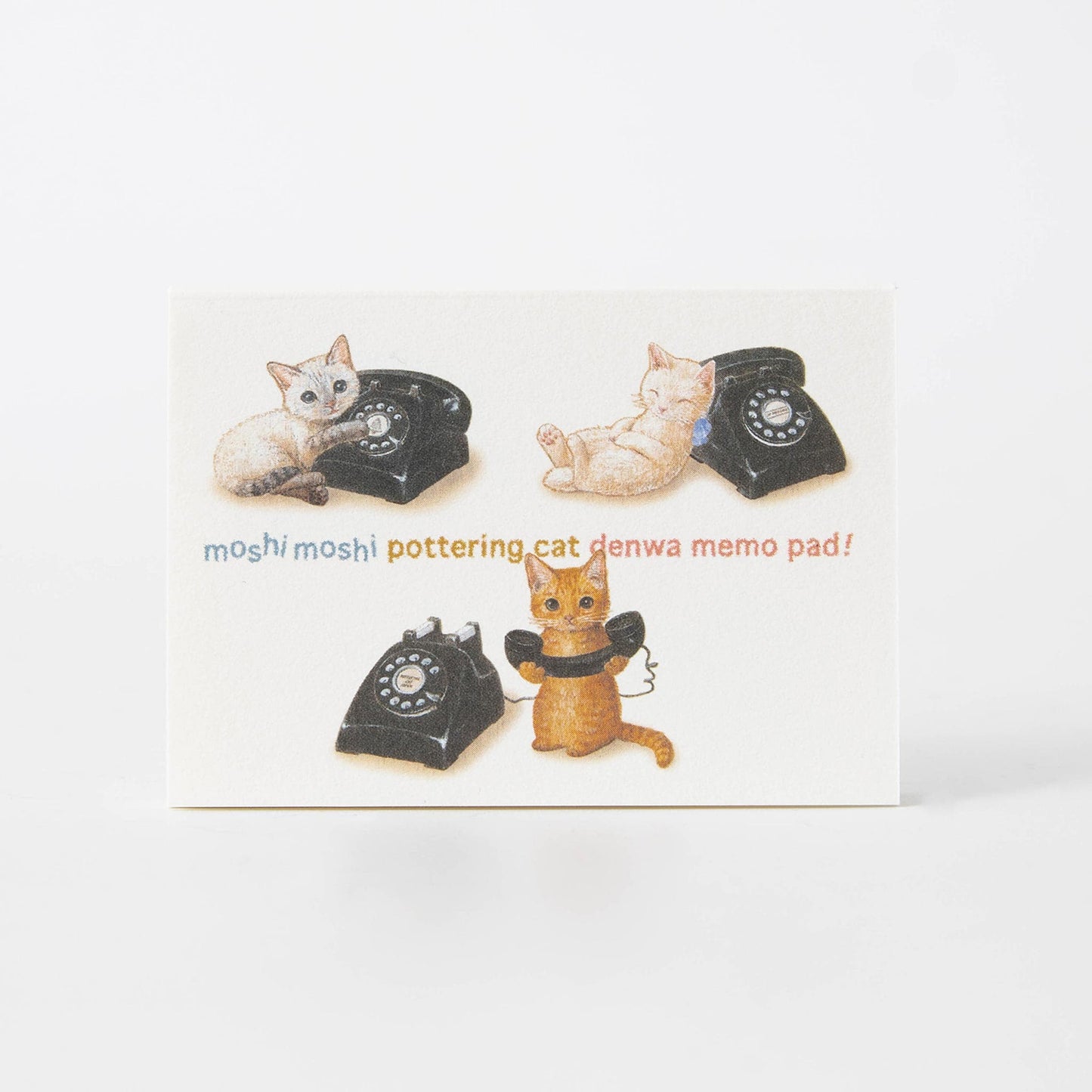 Notepad Memo Telephone by POTTERING CAT