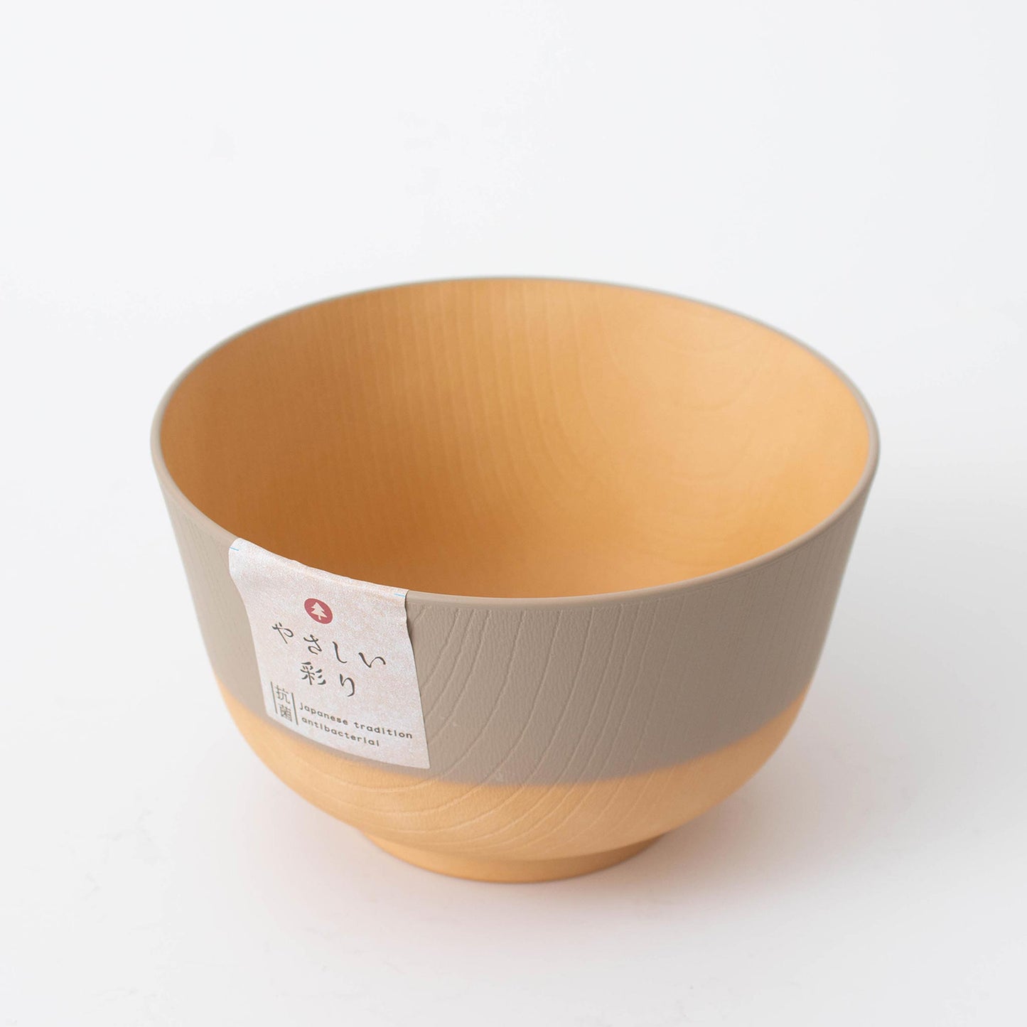 Pale Colour Miso Soup Bowl Large - Light Grey