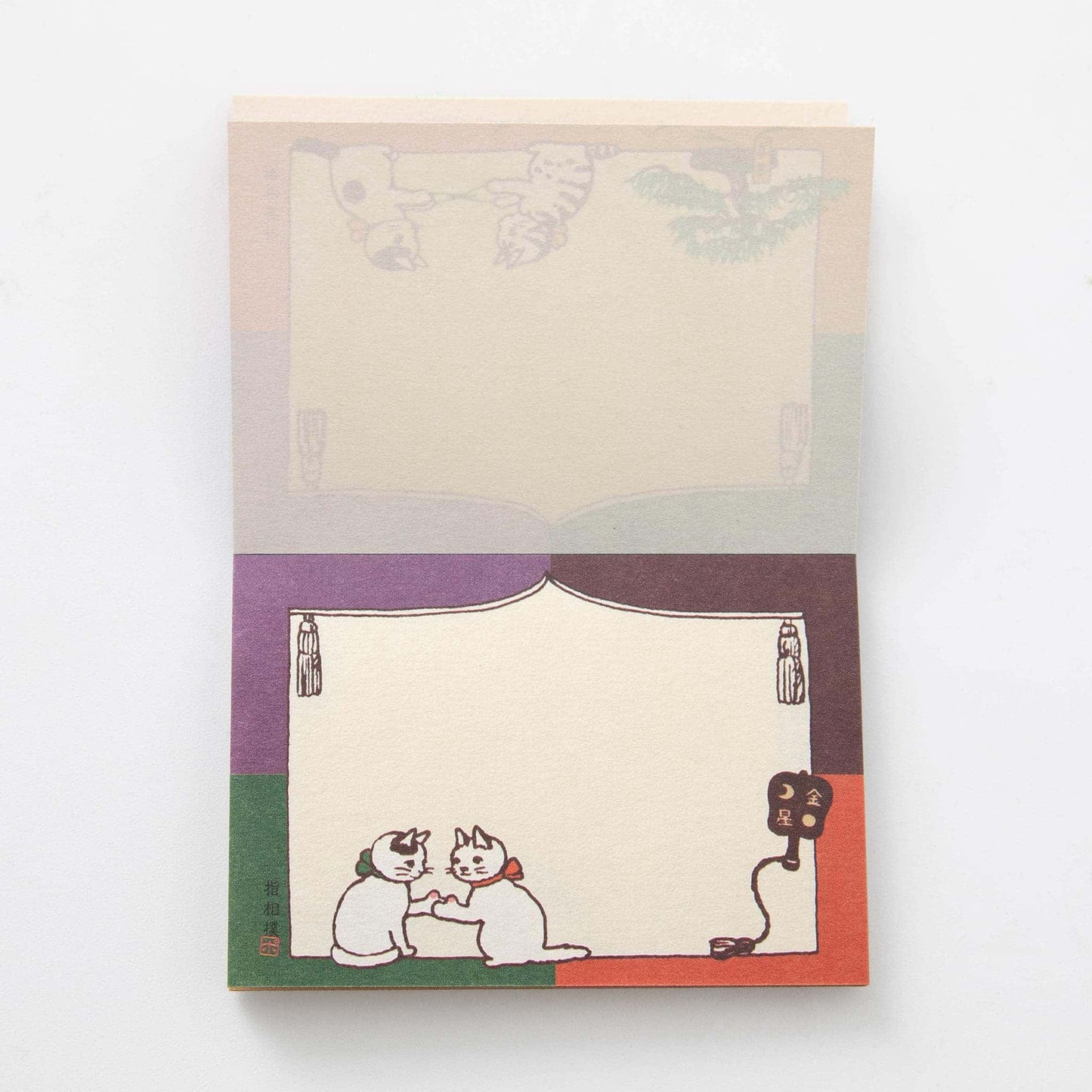 Notepad Memo Sumo by POTTERING CAT
