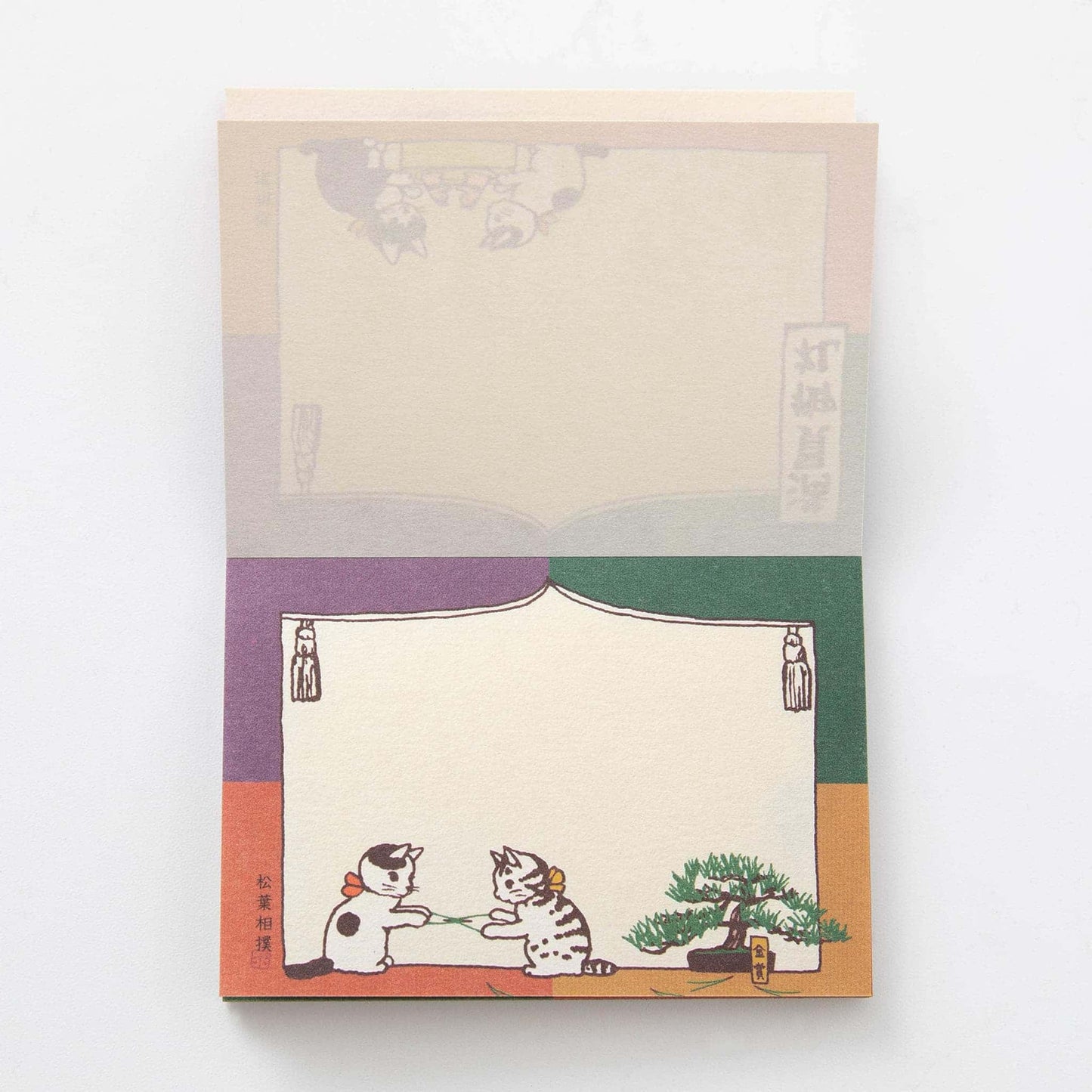Notepad Memo Sumo by POTTERING CAT