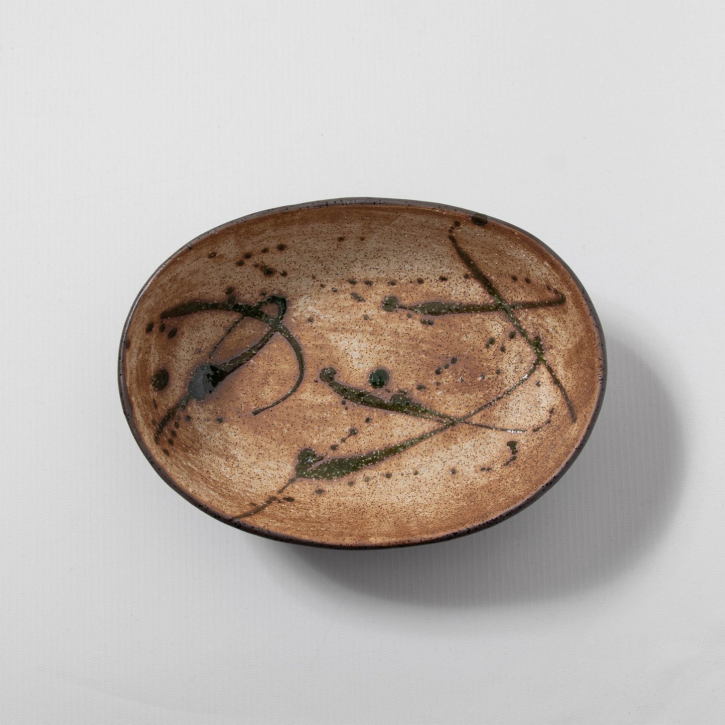Oval Bowl Oribe 20.5cm
