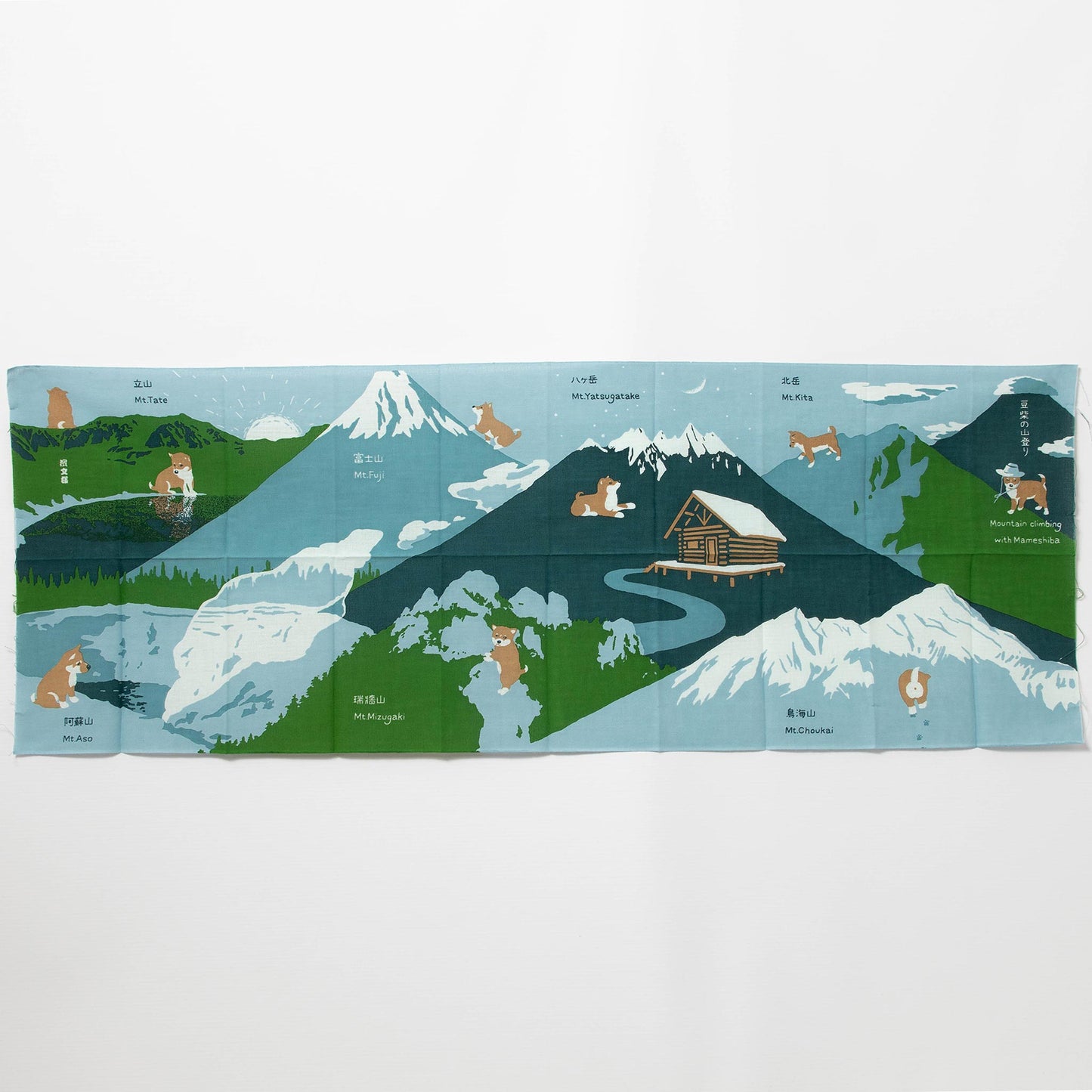 Tenugui Book - Mameshiba Mountain Climbing