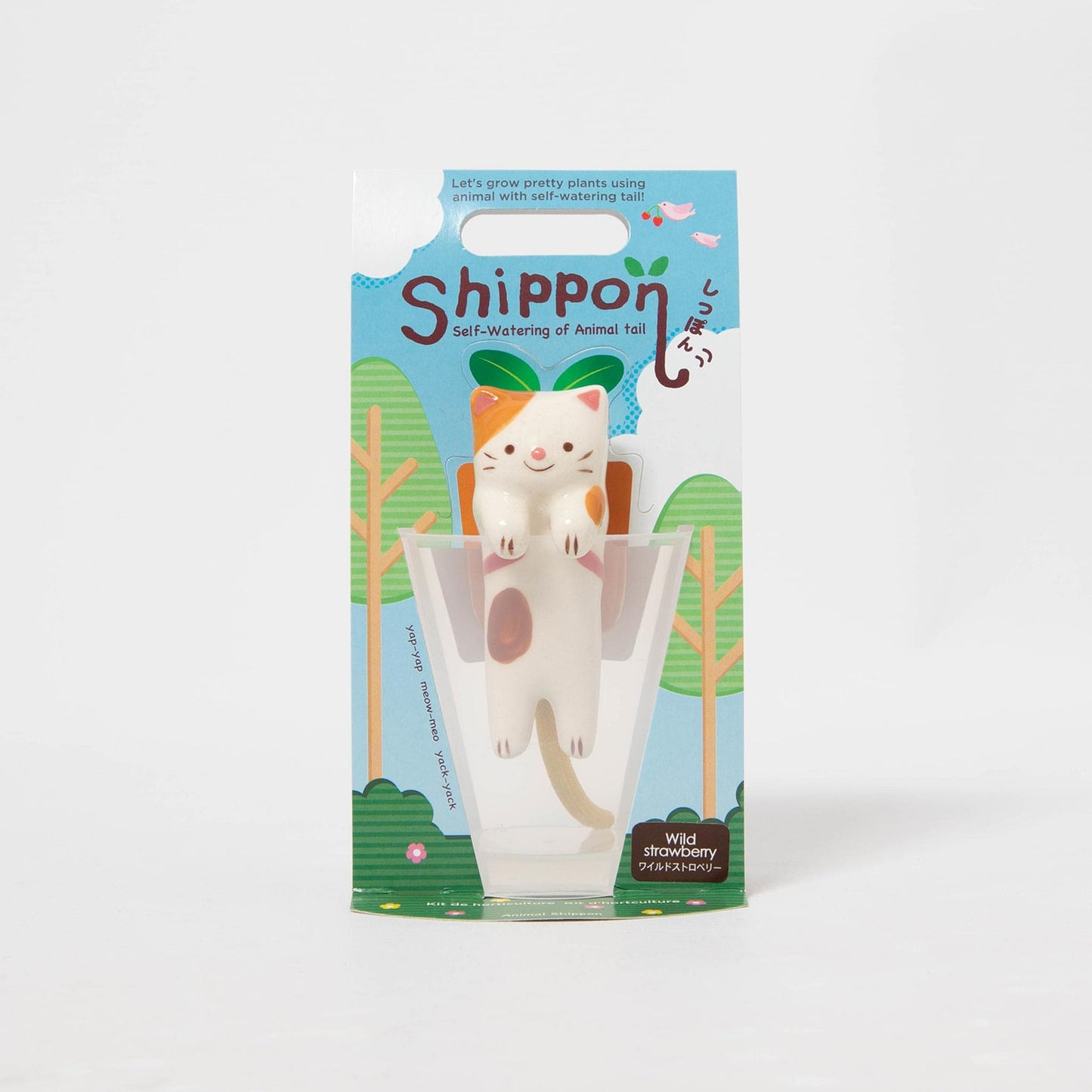 Shippon Cat - Wild Strawberry Growing Kit
