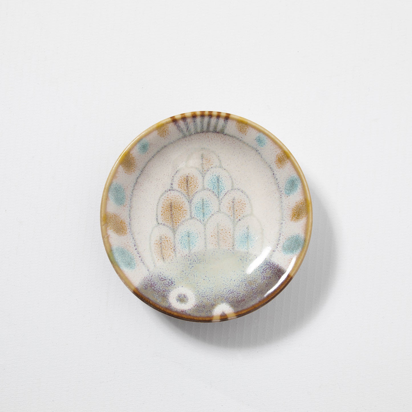 Small Plate Brush Colour Fish 9cm