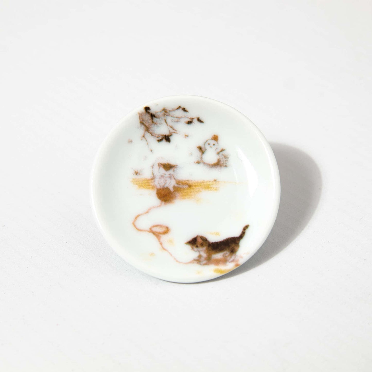 Incense Cones with Plate - Relax Cat First Snow