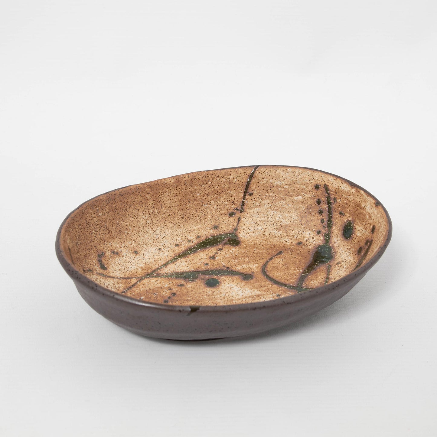 Oval Bowl Oribe 20.5cm
